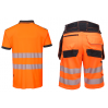 Ubranie robocze koszulka polo+szorty z kieszeniami kaburowymi PW3 PORTWEST (T180, PW343)